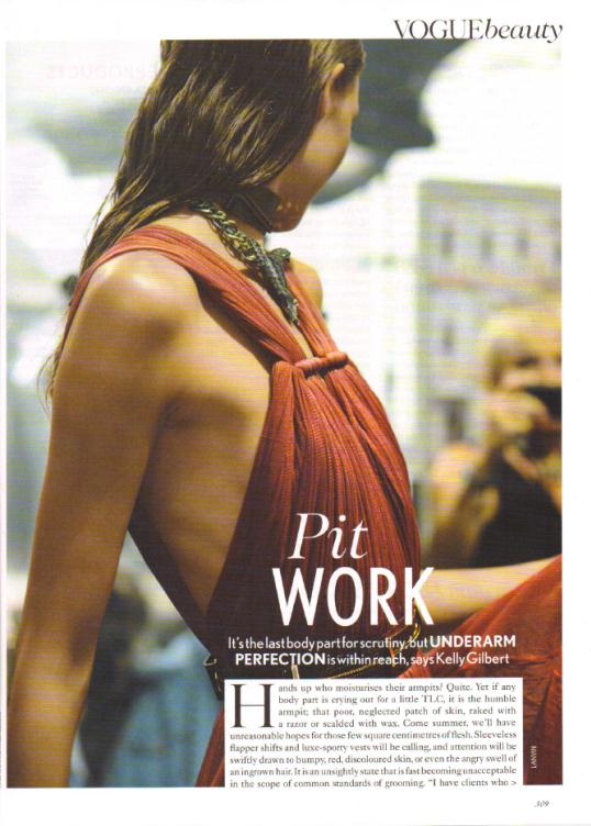 Vogue Magazine: Pit Work